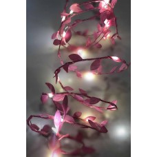 Pembe Yaprak Led Işık Zinciri